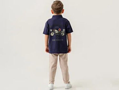 Erkek Çocuk Polo Yaka Kısa Kollu Takım 60281