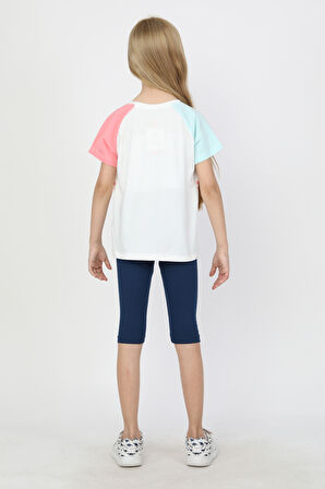 KIZ ÇOCUK SWEET BASKILI REGLAN KOL TAYTLI TAKIM - 23400