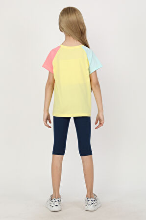 KIZ ÇOCUK SWEET BASKILI REGLAN KOL TAYTLI TAKIM - 23400