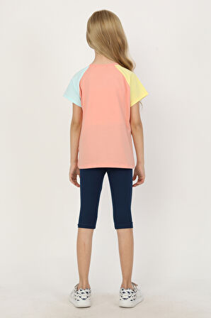 KIZ ÇOCUK SWEET BASKILI REGLAN KOL TAYTLI TAKIM - 23400