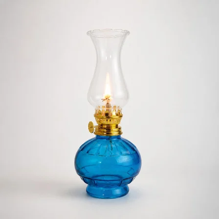 İdare Kandil Nostalji Gaz Lambası Mini Mavi