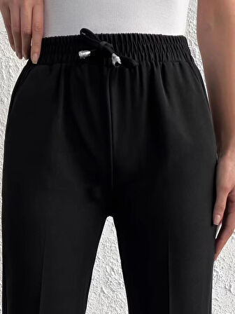 Noir Comfort Triko Pantolon