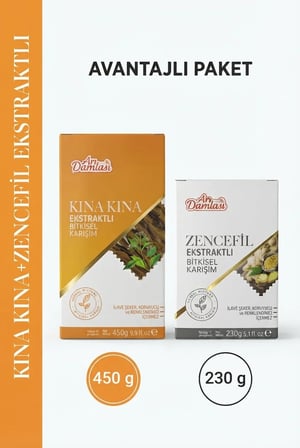 Arı Damlası 2'li Macun Setleri –Kına kına Ekstraktlı-Zencefil İçerikli Macun