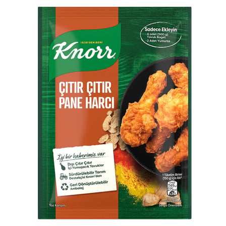 Knorr Köfte Harcı, Pane Harcı, Fırında Tavuk Çeşnisi