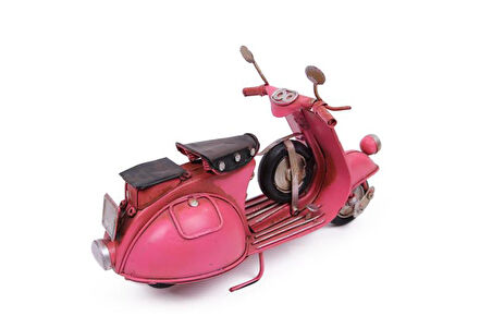KENPAZAR Dekoratif Metal Scooter Biblo Dekoratif Hediyelik