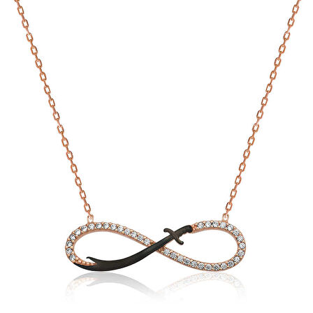 KENPAZAR 925 Ayar Gümüş Sonsuzluk Zülfikar Kılıcı  Gümüş Kolye