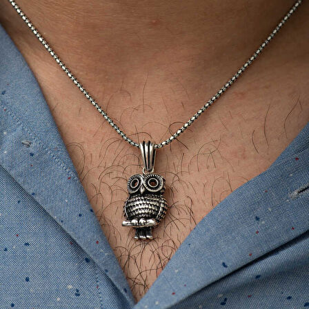 KENPAZAR ​925 Ayar Gümüş Baykuş Kolye