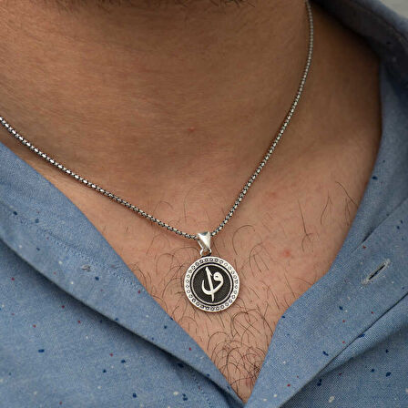 KENPAZAR Gümüş Elif Vav Kolye