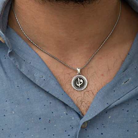 KENPAZAR Gümüş Elif Vav Kolye