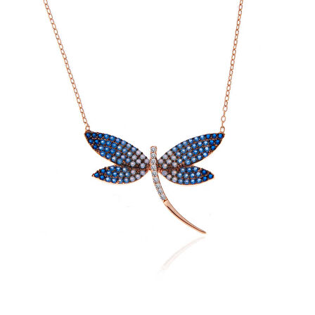 KENPAZAR Gümüş Rose Yusufçuk Kadın Kolye