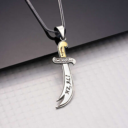 KENPAZAR Gümüş Hz. Ali Zülfikar Kılıcı Kolye