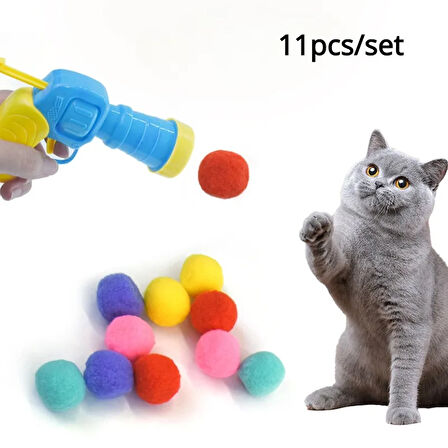 KENPAZAR Peluş Top Atan Kedi Oyuncağı