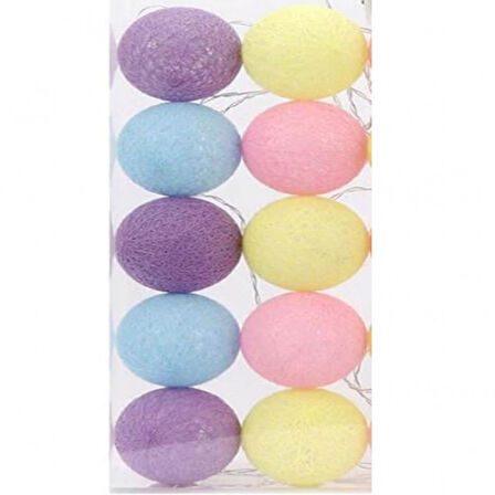 KENPAZAR 10'lu Işıklı Renkli Top Dekoratif Led Hediyelik