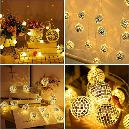 KENPAZAR 2m 10 Led Disko Toplu Led Gün Işığı