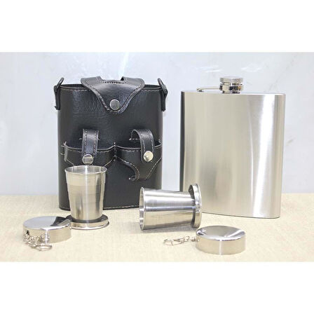 KENPAZAR Deri Kılıflı Matara Seti