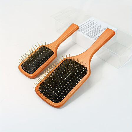 KENPAZAR Çelik İğne Uçlu Bambu Tarak 21cm 12'li Paket