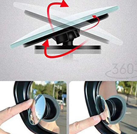 KENPAZAR Çerçevesiz  Ayarlanabilir Kör Nokta Aynası 2 li