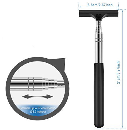 KENPAZAR Teleskopik Araba Cam Ayna Sileceği