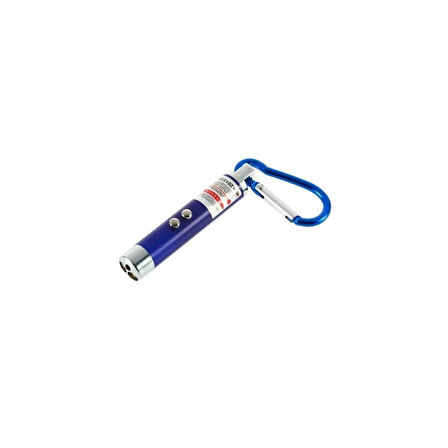KENPAZAR El Feneri Anahtarlık Işıklı Anahtarlık 3 Fonksyonlu Lazer Led Fener