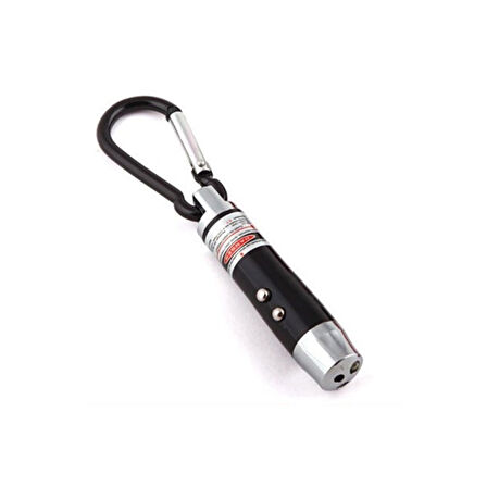 KENPAZAR El Feneri Anahtarlık Işıklı Anahtarlık 3 Fonksyonlu Lazer Led Fener