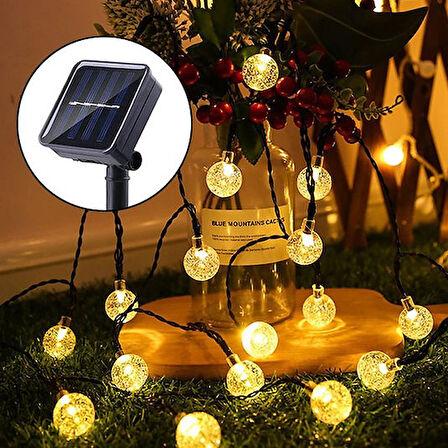KENPAZAR Güneş Enerjili Top 50 Led Bahçe Aydınlatma 7 Metre S-38