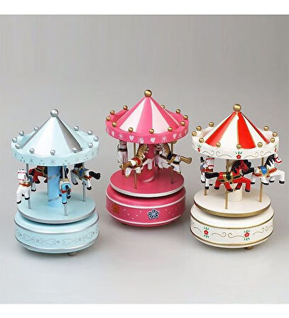 KENPAZAR Nostaljik El Yapımı Atlıkarınca Müzik Kutusu N-42