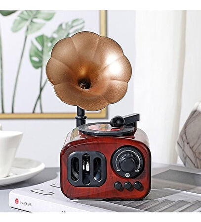 KENPAZAR Nostajik Gramofon Müzik Kutusu N-24