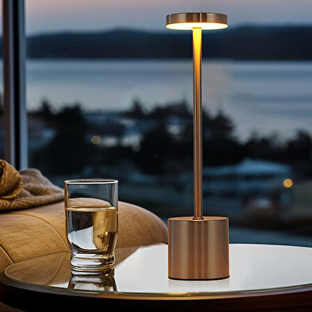 KENPAZAR Dekoratif Şarjlı Dokunmatik Masa Lambası