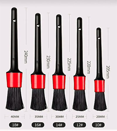 KENPAZAR Oto Detay Fırçası 5 li