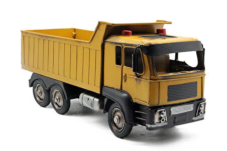 KENPAZAR Dekoratif Metal Hafriyat Kamyonu