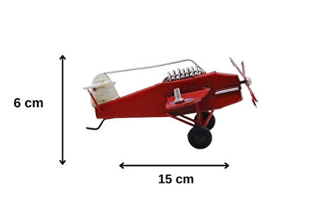 KENPAZAR Dekoratif Metal Uçak