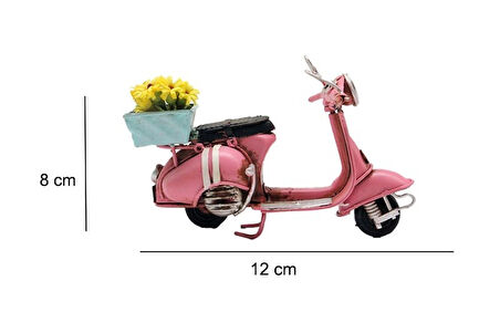KENPAZAR Dekoratif Metal Scooter