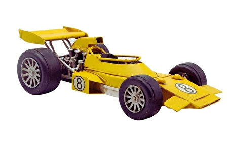 KENPAZAR Dekoratif Metal Yarış Arabası