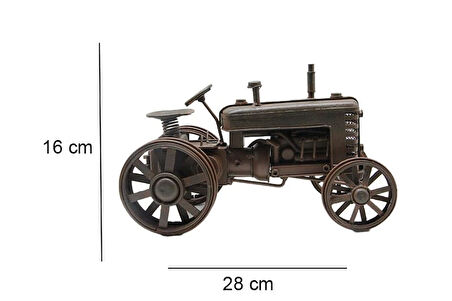 KENPAZAR Dekoratif Metal Traktör