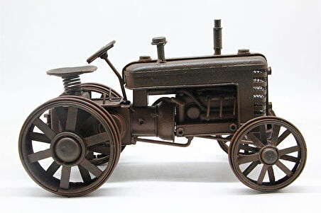 KENPAZAR Dekoratif Metal Traktör