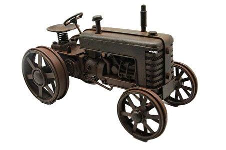 KENPAZAR Dekoratif Metal Traktör