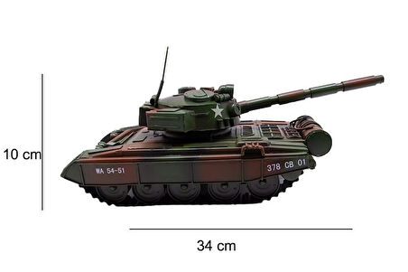 KENPAZAR Dekoratif Metal Tank