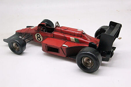 KENPAZAR Dekoratif Metal Yarış Arabası