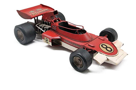 KENPAZAR Dekoratif Metal Yarış Arabası