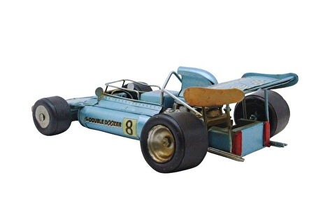 KENPAZAR Dekoratif Metal Yarış Arabası