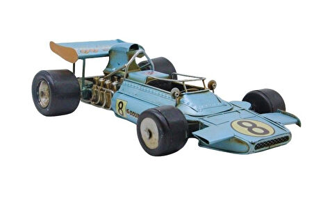 KENPAZAR Dekoratif Metal Yarış Arabası