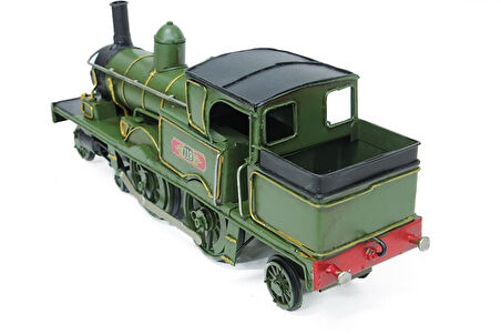 KENPAZAR Dekoratif Metal Lokomotif