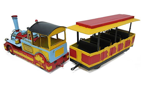 KENPAZAR Dekoratif Metal Tur Lokomotifi