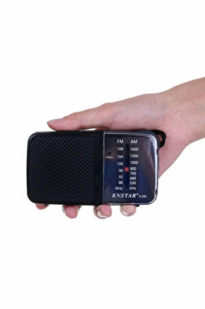 Knstar Taşınabilir Cep Radyosu K-258