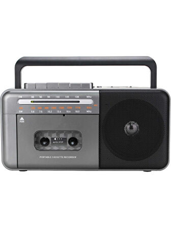 Knstar PX-680BT Fm Radyo-Usb-Mp3 Player Bluetoothlu Kaset Çalar GRİ