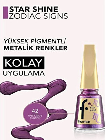 Burç - Star Shine Yüksek Pigmentli & Parlak Bitişli Metalik Oje
