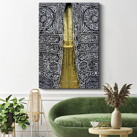 Kabe Örtüsü - Kutsal Kisvenin Zarafeti Kanvas Tablo