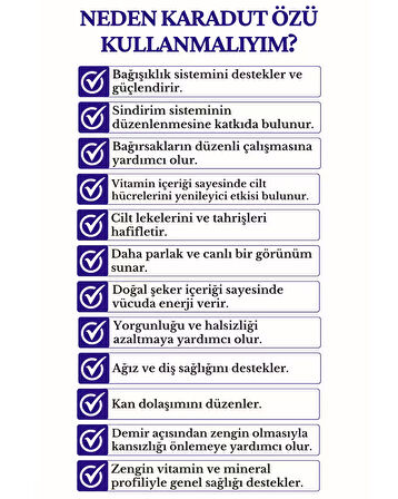 Karadut Özü Şeker İlavesiz Soğuk Sıkım 640 Gr