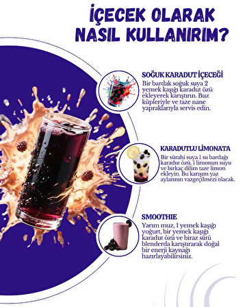 Karadut Özü Şeker İlavesiz Soğuk Sıkım 640 Gr