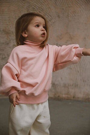 Balıkçı Yaka Polarlı Eşofman Takımı 1-5 Yaş